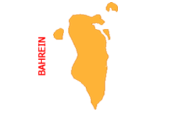 Mapa Bahrein