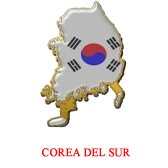 Mapa Coreal del sur