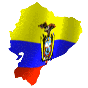 Mapa de Bandera de Ecuador