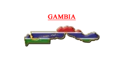 Mapa Gambia
