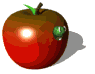 Manzana con Gusano