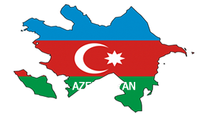 Mapa Azerbaiyan