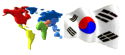 Bandera de Corea del sur