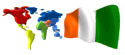 Bandera de Costa de marfil