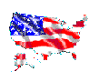 Flag map eua