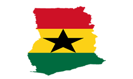 Mapa Ghana
