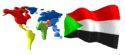 Bandera de Sudan