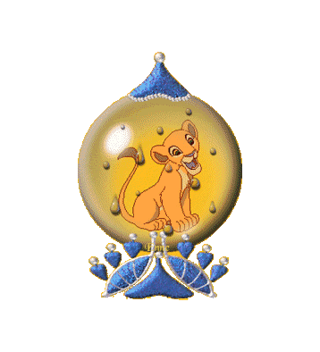 Bola de cristal del rey leon