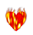 Gif corazon ardiente