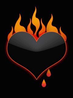 Gif corazon de fuego