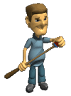 Gif Jugador de Billar