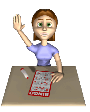 Mujer Cantando Bingo