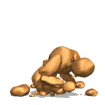 Gif Montruo de piedra